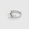 Bague 49.5 Bague Solitaire en or blanc et diamants 58 Facettes B250689