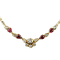 Collier Collier vintage - Halskette en or jaune 18 carats rubis et diamants 58 Facettes 2065