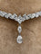 Collier Collier tennis centre marquise or blanc 58 Facettes N321