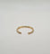 Bague 56 Demi-alliance or jaune sertie de diamants naturels 58 Facettes