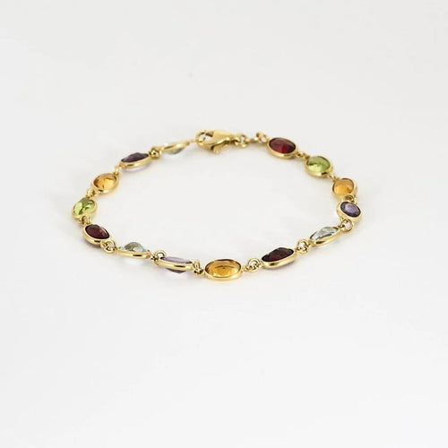 Bracelet Bracelet en Or jaune et pierres fines de couleurs 58 Facettes CHAL0749X6