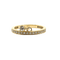 Bague 51 Alliance or jaune diamants naturels 58 Facettes