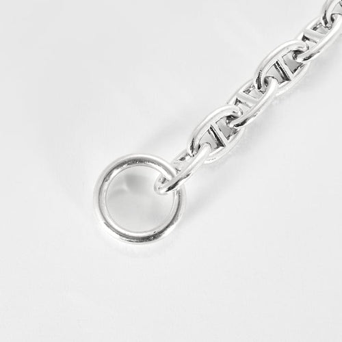 Bracelet Hermès - Bracelet Chaîne d'Ancre en argent. Moyen Modèle. 58 Facettes 58FC30-1
