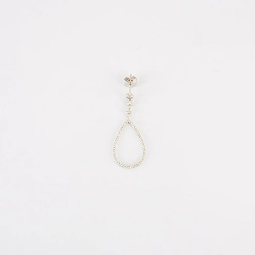 Boucles d'oreilles Boucles d'oreilles en Or blanc & diamants 58 Facettes