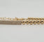 Bracelet Bracelet or jaune serti d’une barrette de diamants 58 Facettes