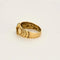 Bague 58 Bague bandeau sertie en or jaune 18k et saphirs, diamants 58 Facettes BG9