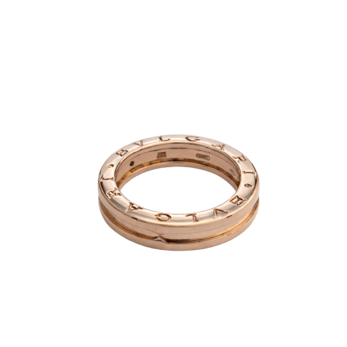 Bague 56 BVLGARI B.zero1 - Bague en or rose 18 carats 58 Facettes 34617