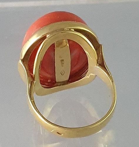 Bague 56 Bague Or jaune Corail 58 Facettes R 1673  Nio