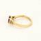 Bague 48.5 Cartier- Bague en or jaune, diamants et rubis 58 Facettes B250351