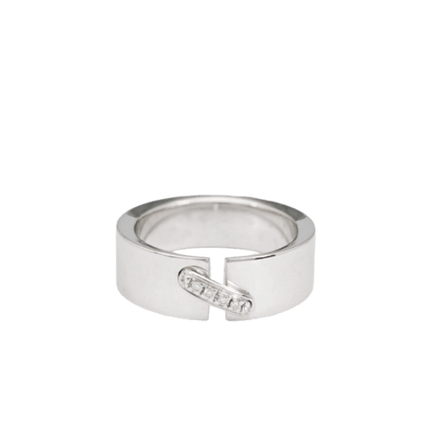 Bague 54 Chaumet Liens - Bague en or blanc 18 carats et diamants 58 Facettes 32657