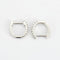 Boucles d'oreilles Créole en Or blanc & diamants 58 Facettes