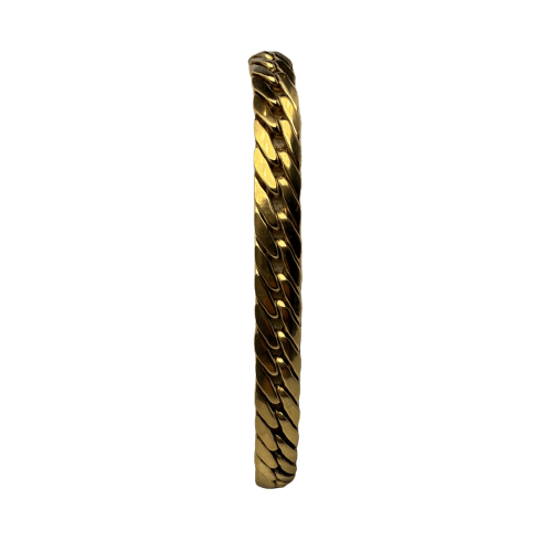 Bracelet Bracelet à maillons cubains en or jaune 18 carats 13,35 g 58 Facettes 250092