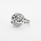 Bague 48 Bague or blanc sertie de diamants naturels 58 Facettes