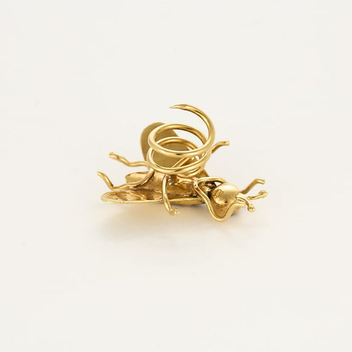 Bijoux de cheveux en Or jaune et Grenat Almandin 58 Facettes MONTG0038