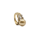 Bague 54 Bague or jaune 18 carats sertie d’une perle de culture et diamants 58 Facettes