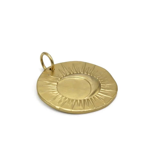 Pendentif Arthus Bertrand L'Eclipse - Pendentif médaille en or jaune 750‰ 58 Facettes 250467R