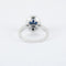 Bague 54.5 Bague Saphir cabochon Diamants 58 Facettes