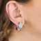 Boucles d'oreilles MAUBOUSSIN - Boucles d'oreilles or blanc, diamants et nacre 58 Facettes 58FC160