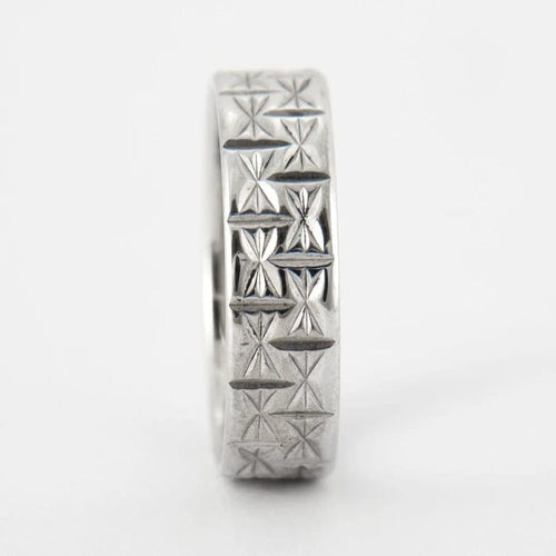 Bague 51 Bague en Or blanc 58 Facettes