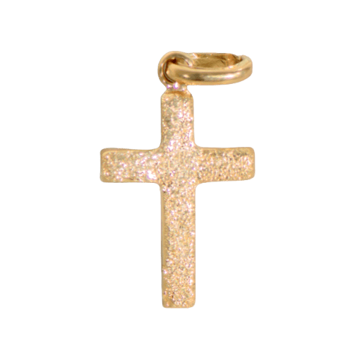 Pendentif Pendentif croix vintage en or jaune 18 carats 58 Facettes 3229-29