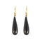 Boucles d'oreilles Boucles d’oreilles créoles têtes de béliers en or jaune 18k et ébène 58 Facettes AB59