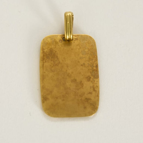 Pendentif Médaille zodiaque en or jaune à motif de bélier 58 Facettes SAI1082