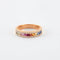 Bague 53 Bague en or rose, diamants & saphirs 58 Facettes