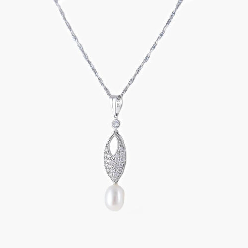 Collier Collier Perle Diamants 58 Facettes