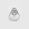Bague 56 Bague sertie de diamants taille ancienne en or blanc 18k 58 Facettes LJ24-161