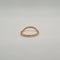 Bague 53 Alliance or rose sertie de diamants 58 Facettes