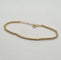 Bracelet Bracelet or jaune serti d’une barrette de diamants 58 Facettes