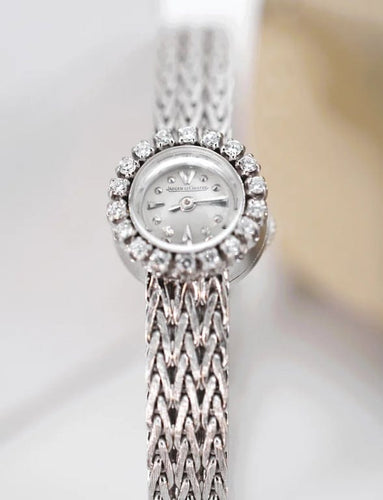 Montre Jaeger-LeCoultre - Montre femme or blanc et diamants, vers 1960 58 Facettes JLC-400