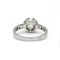 Bague 57 Solitaire accompagné - Or, Platine & Diamants 58 Facettes 250275R