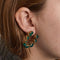 Boucles d'oreilles BOUCHERON - Demie-parure Or Jaune et Chrysoprases 58 Facettes