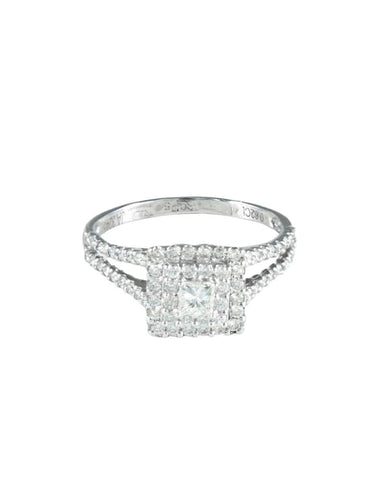 Bague 52 Bague Princesse Diamants 58 Facettes