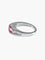 Bague 51.5 Bague rubis du Mozambique en or blanc et diamants 58 Facettes 419 00086