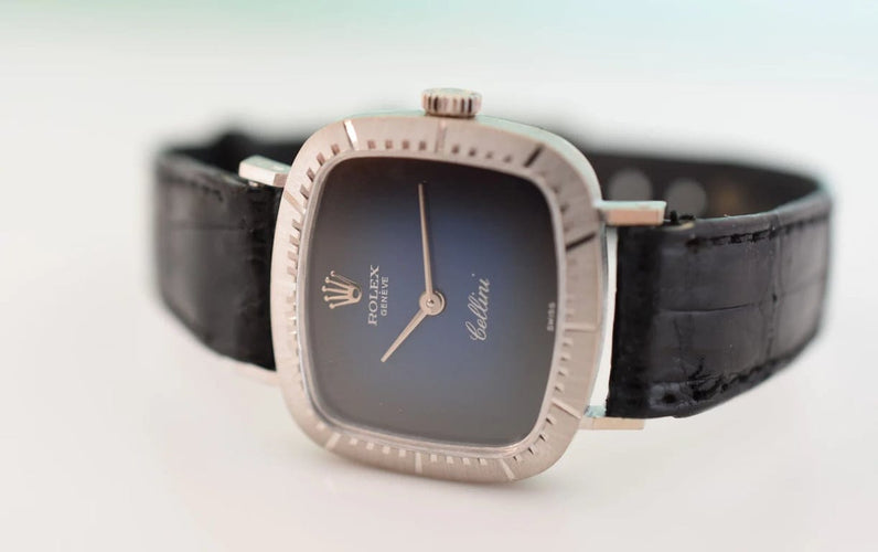 Montre ROLEX - Montre femme Cellini, réf. 4082/9, or blanc 18 carats, Circa 1970 58 Facettes RO-100