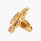 Bague 53 Bague Citrine Topazes Grenats 58 Facettes