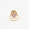 Bague 46 Bague Or jaune, quartz rose 58 Facettes