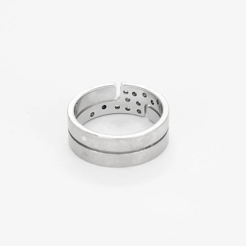 Bague 53 DINH VAN - Bague Seventies Diamants 58 Facettes 58FC102