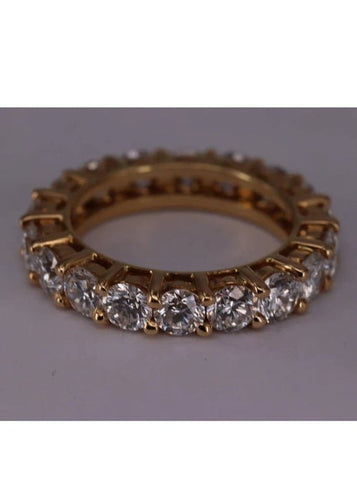 Bague 51 Bague alliance Or jaune et Diamants 58 Facettes RNG2857