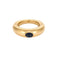 Bague 51.5 Chaumet Vintage - Bague jonc en or jaune et cabochon de saphir 58 Facettes PAL3488X4