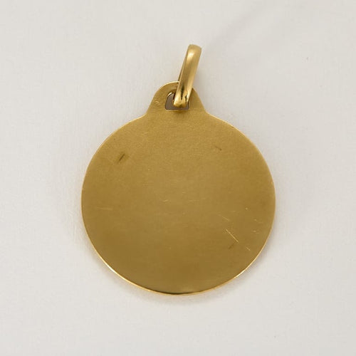 Pendentif AUGIS - Médaille d'amour en or jaune 58 Facettes BIA1319