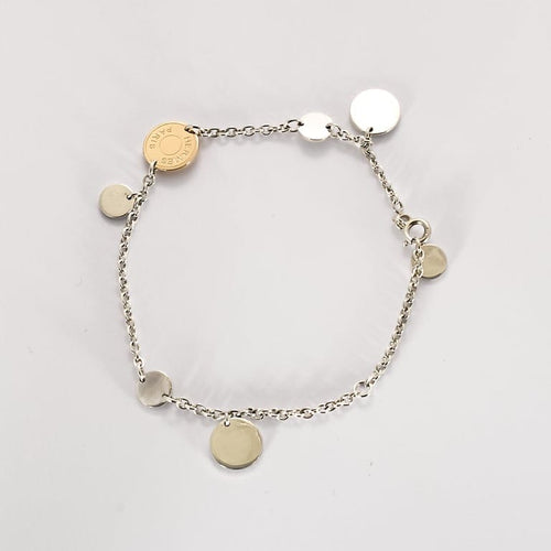 Bracelet Hermès - Ex Libris - Bracelet en argent et or rose . 58 Facettes 58FC30-3