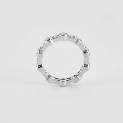 Bague 52 Bague en Or Blanc & diamants 58 Facettes