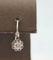 Boucles d'oreilles Mono boucle d'oreille Or blanc Diamant 58 Facettes