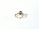 Bague 52 Bague saphir ovale et diamants en or jaune 18k 58 Facettes