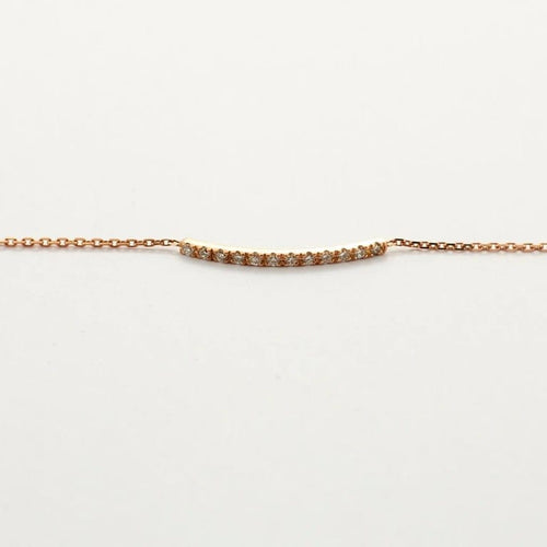Bracelet Bracelet Or barrette de Diamants 58 Facettes