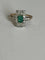 Bague 60.5 Bague ancienne or jaune émeraude Colombie diamants 58 Facettes 4603