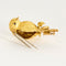 Van Cleef & Arpels - Georges Lenfant - Rare Broche "Moineau sur la branche" en or jaune et saphirs 58 Facettes EVR2864